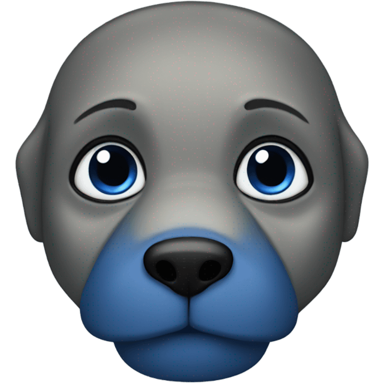 Blue sharf emoji