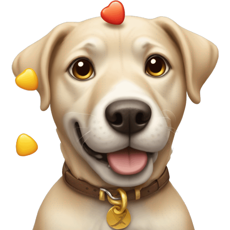 Dog playing games emoji