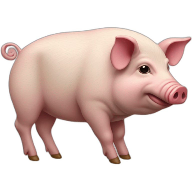 Cochon d'Inde multicolore emoji