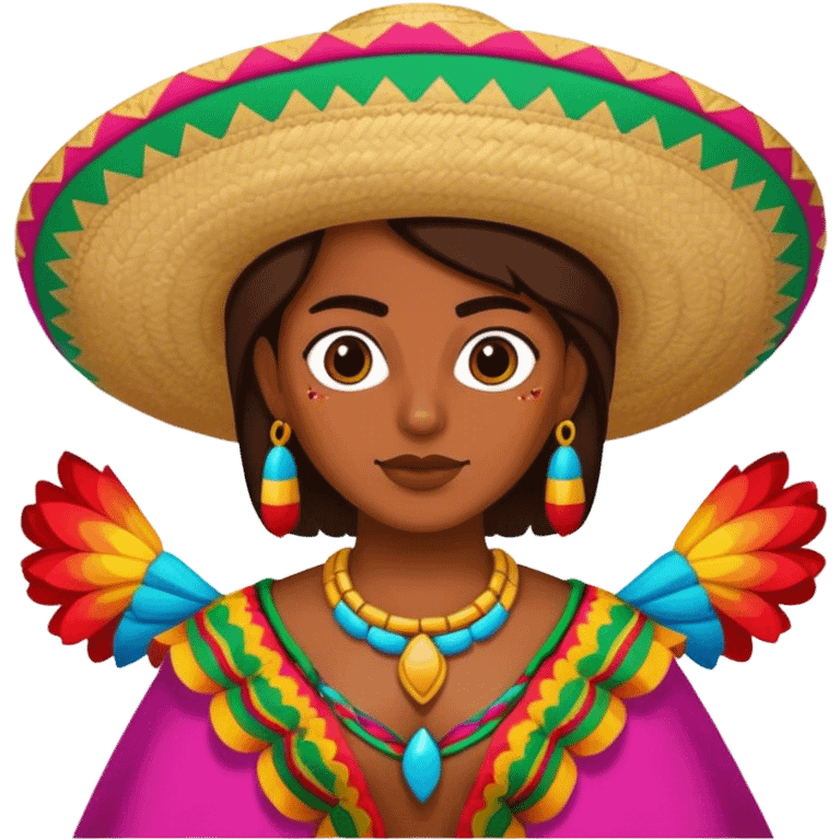 Shaker colorful Mexico emoji