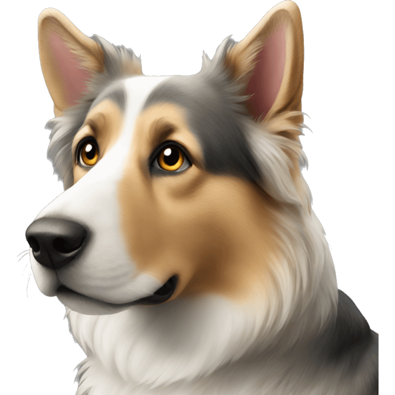 A swiss shepherd emoji