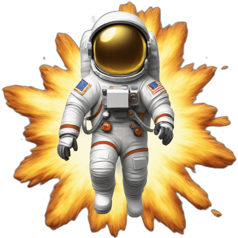 explosion astronaut emoji