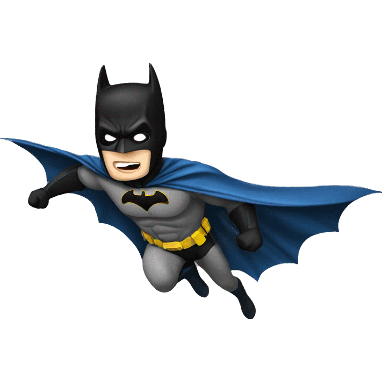 Batman flying emoji