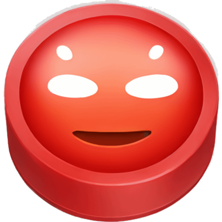 Red push button emoji