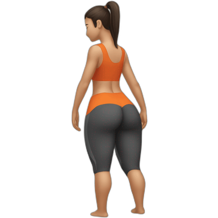 Glutes emoji