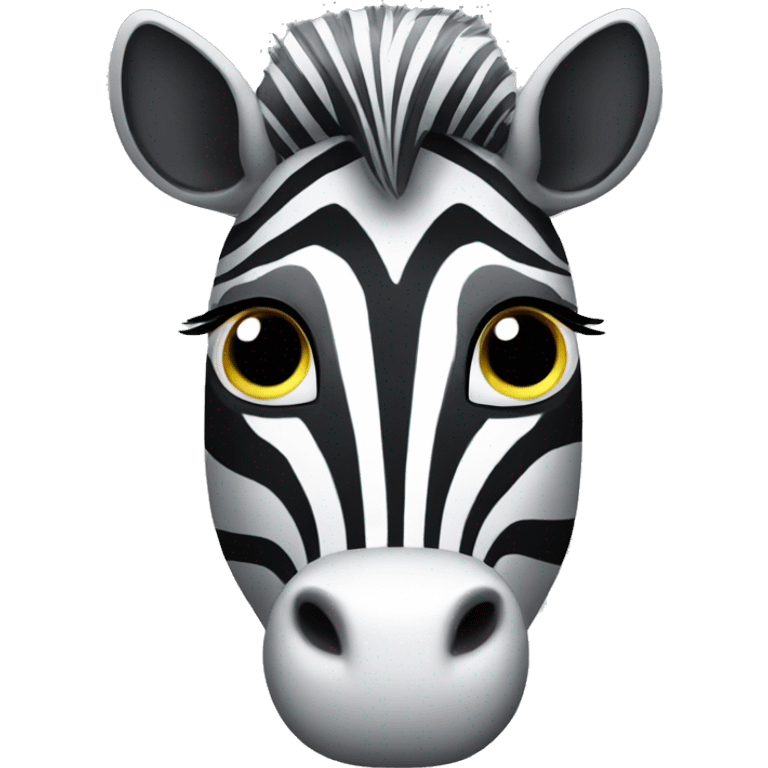 Disco zebra emoji