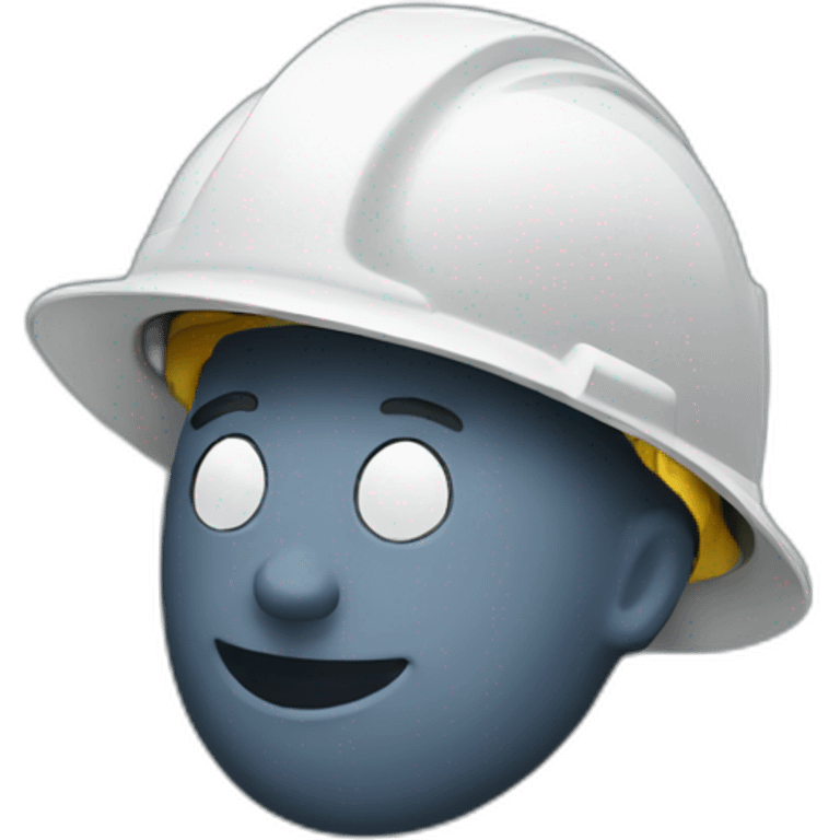 A construction helmet emoji