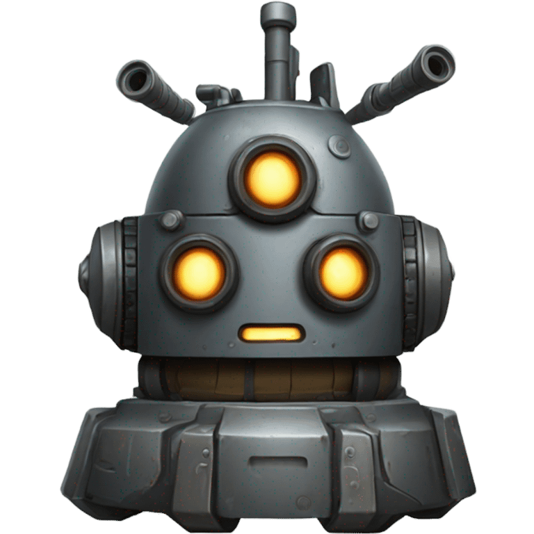 a humanoid turret emoji