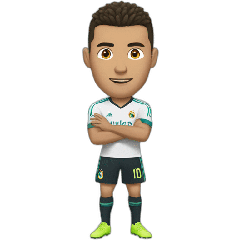 Ronaldo tire dans la lucarne  emoji