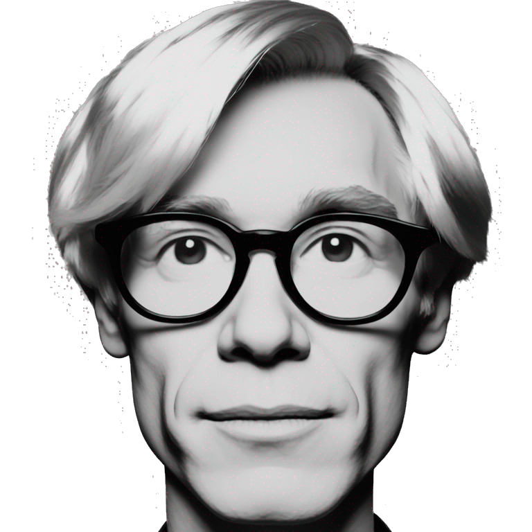 Andy Warhol art emoji