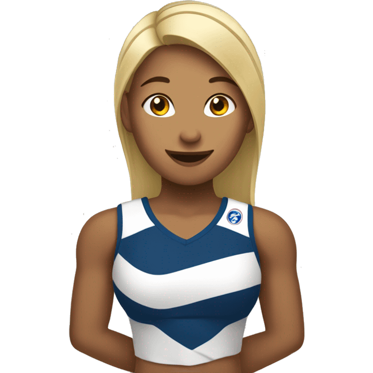 Spiking volleyball girl emoji