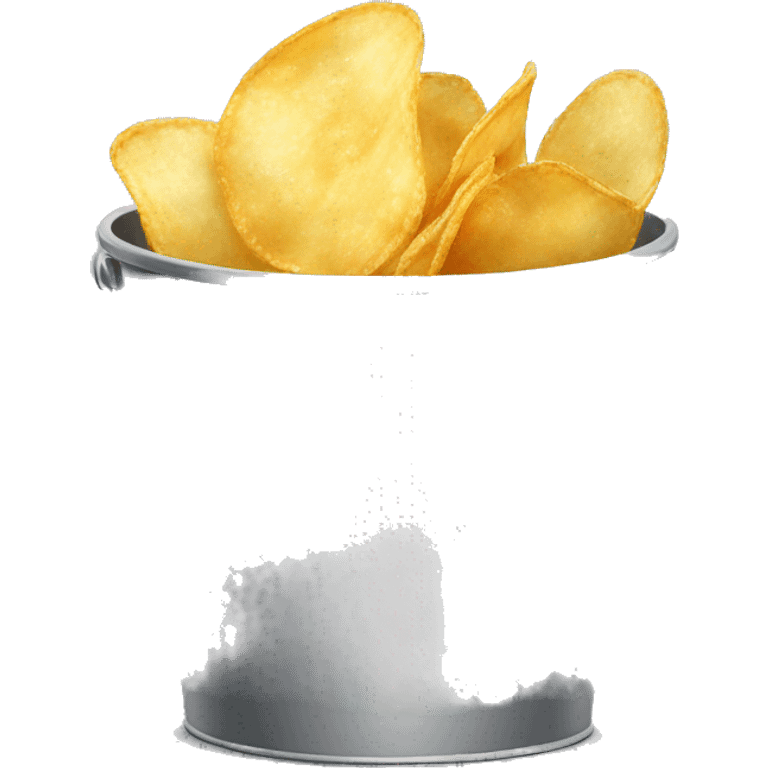 potato chips in bucket emoji