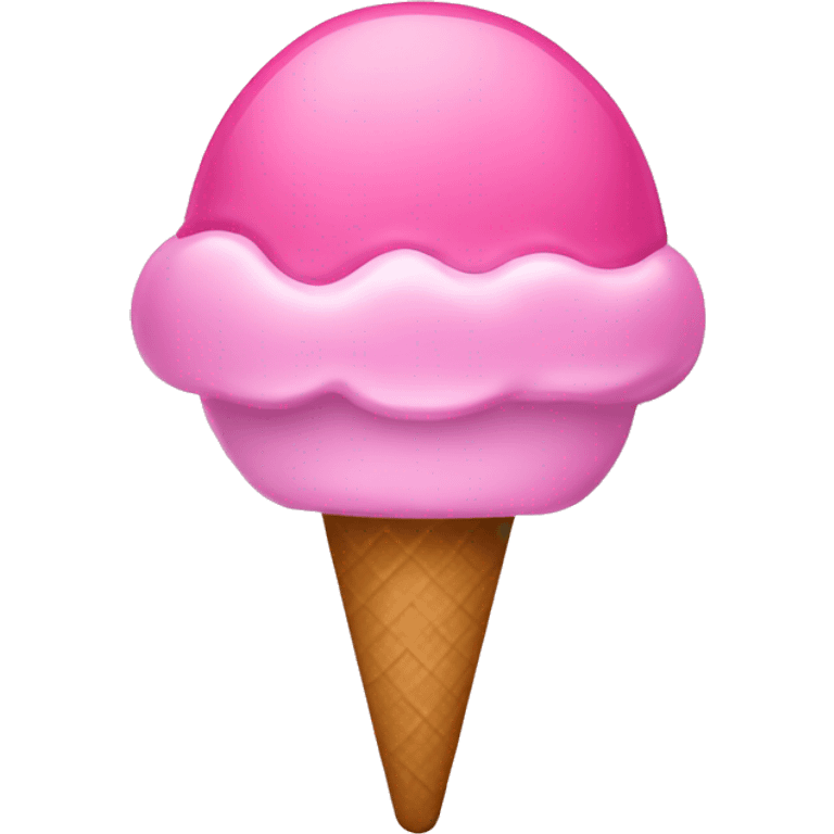 Paletade helado color rosa emoji