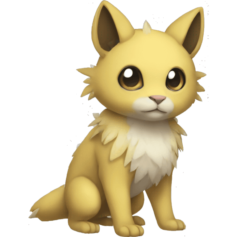 Cute cool animal hybrid Fakemon full body emoji