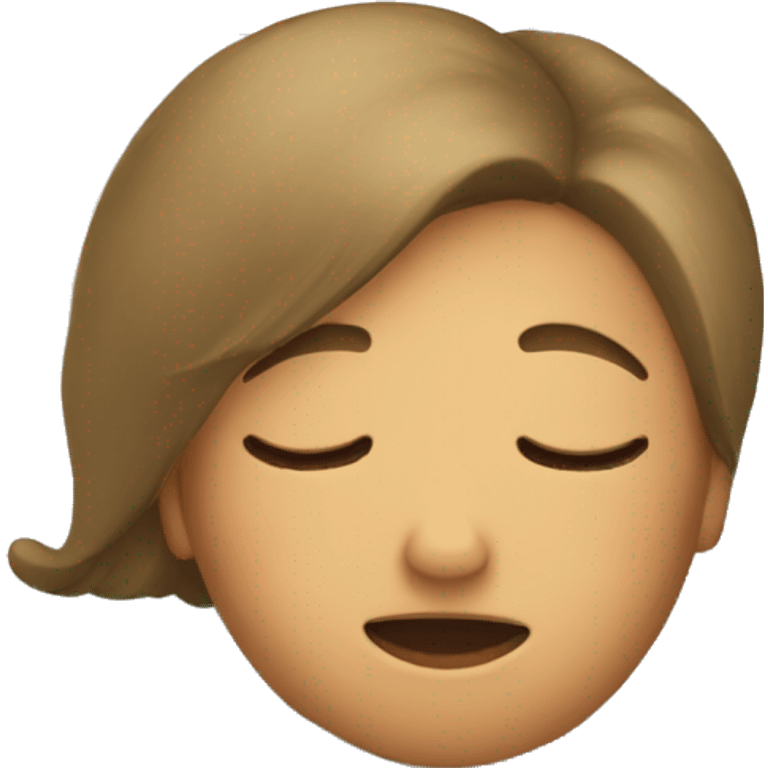 Girl sleeping emoji