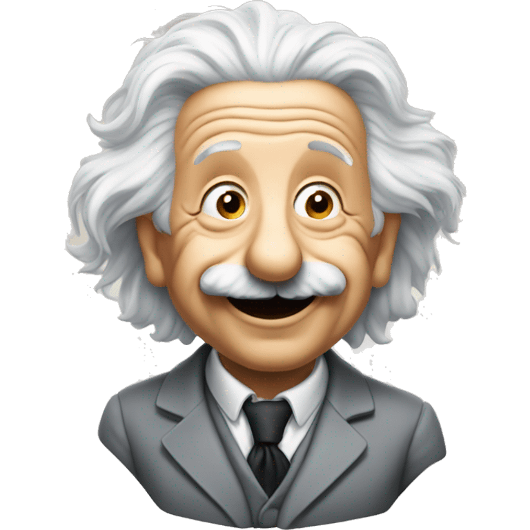 albert einstein vawes hand smiling emoji