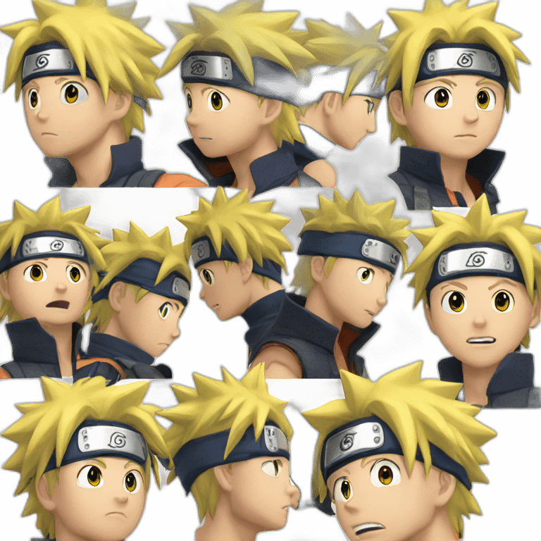 Naruto pleure emoji