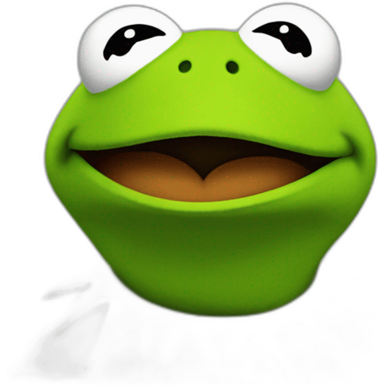 Kermit qui fume emoji