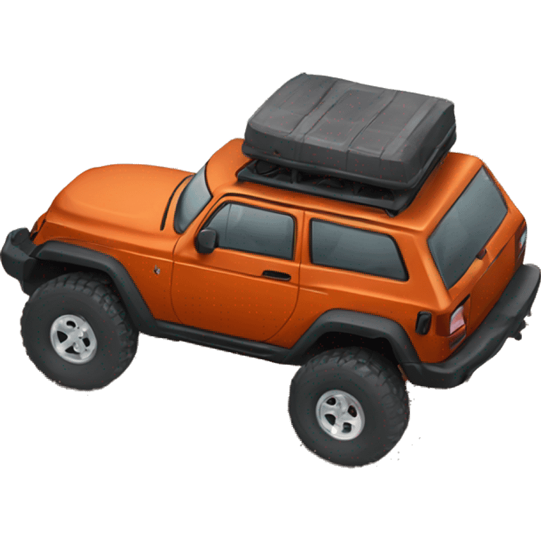 Burnt orange off road xj jeep  emoji