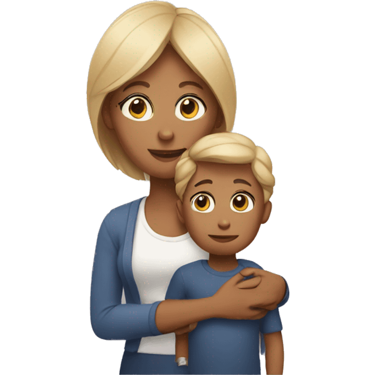 mother with son emoji