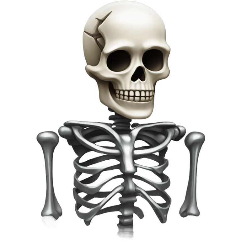 Chrome skeleton  emoji