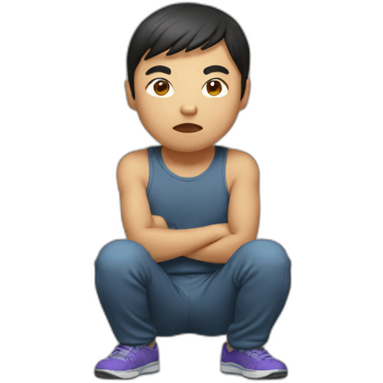 Asian squat emoji