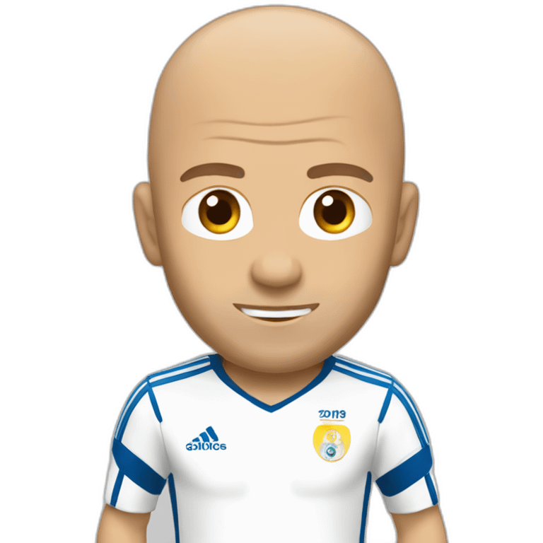 Zidane soulevant la coupe du monde emoji