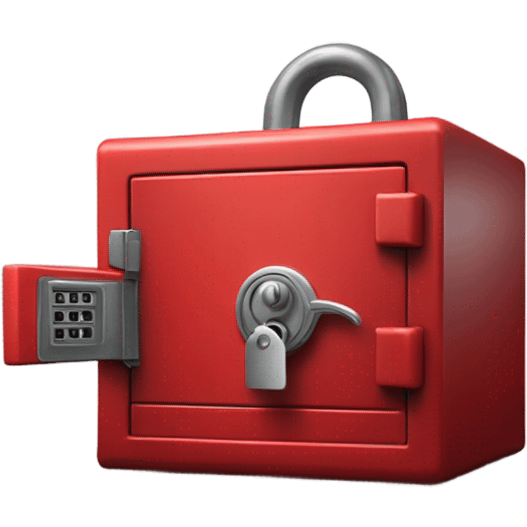 red safe emoji