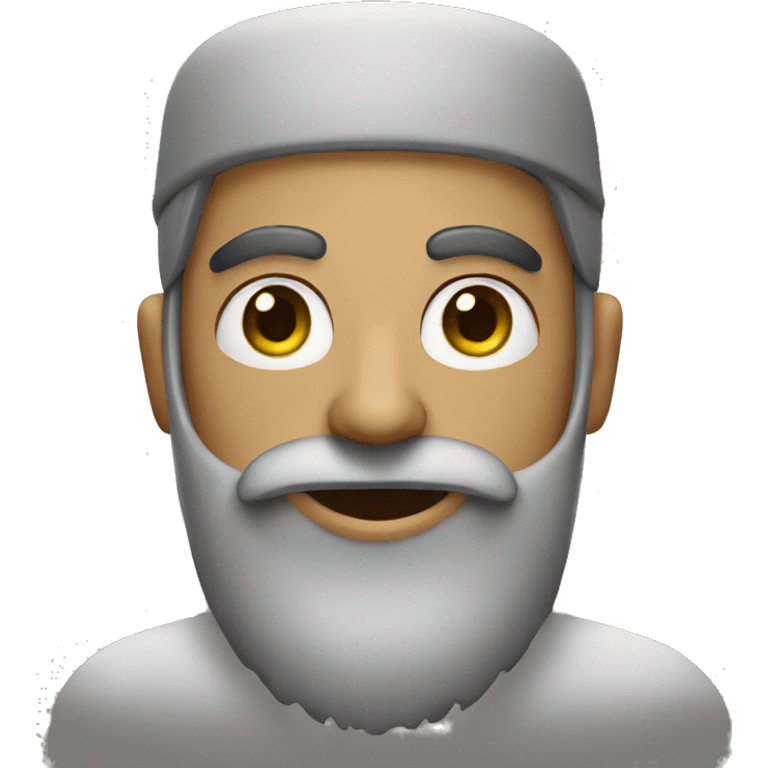 friendly arabic bot with beard  emoji