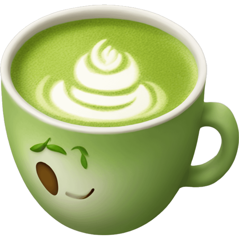 Matcha latte emoji