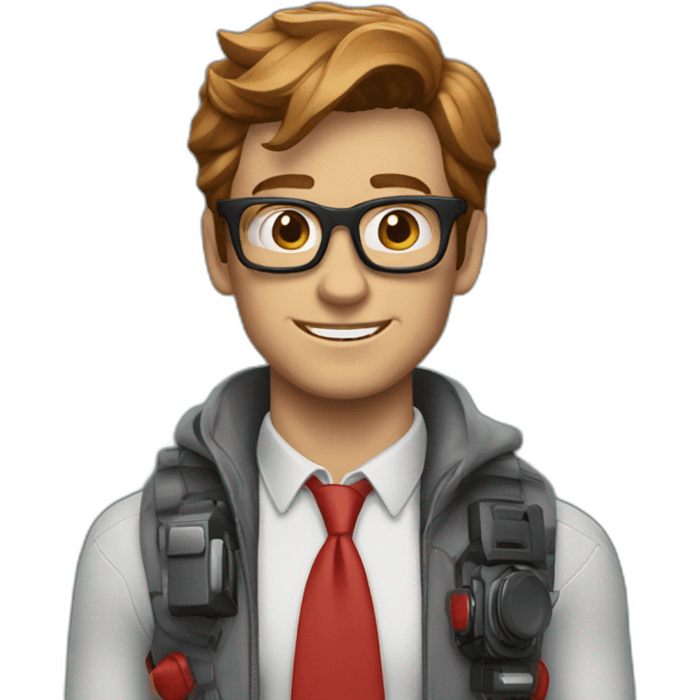 Spider-Man as film director emoji