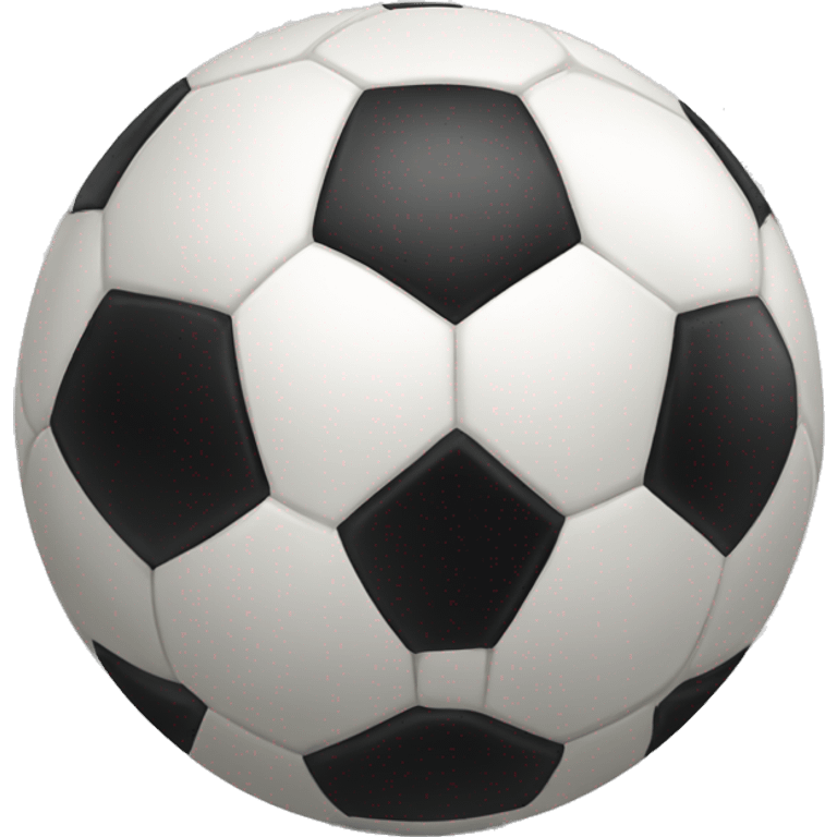 one very funny soccer ball emoji