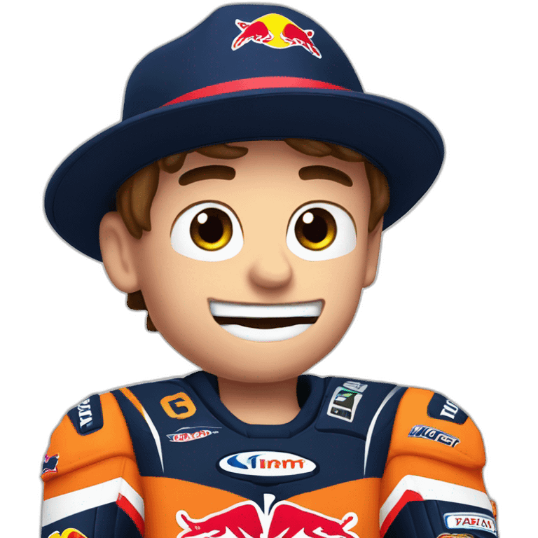 Max verstappen drinking bear emoji