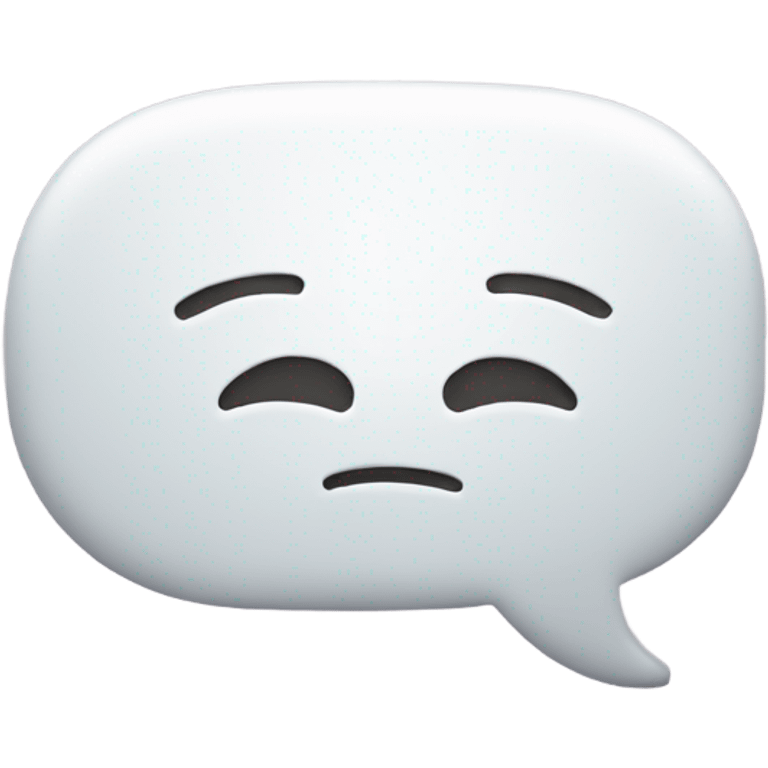 speech bubble emoji