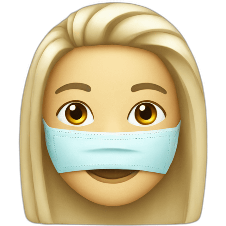 mascarilla facial emoji