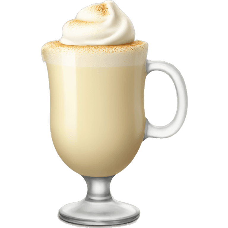 Eggnog realistic emoji