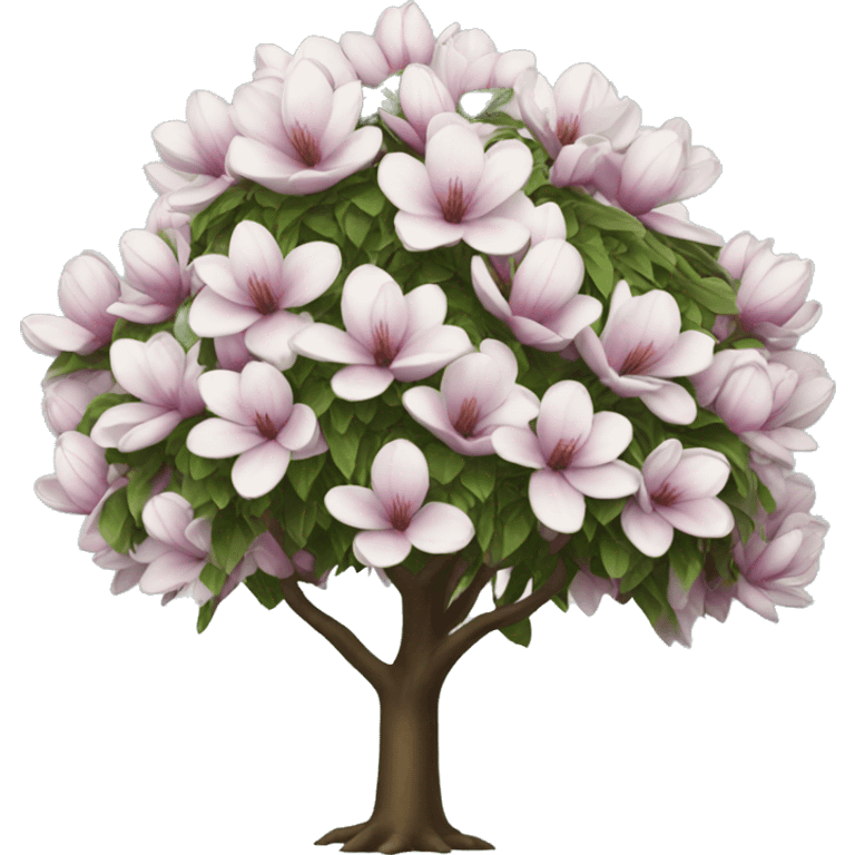 Magnolia tree emoji