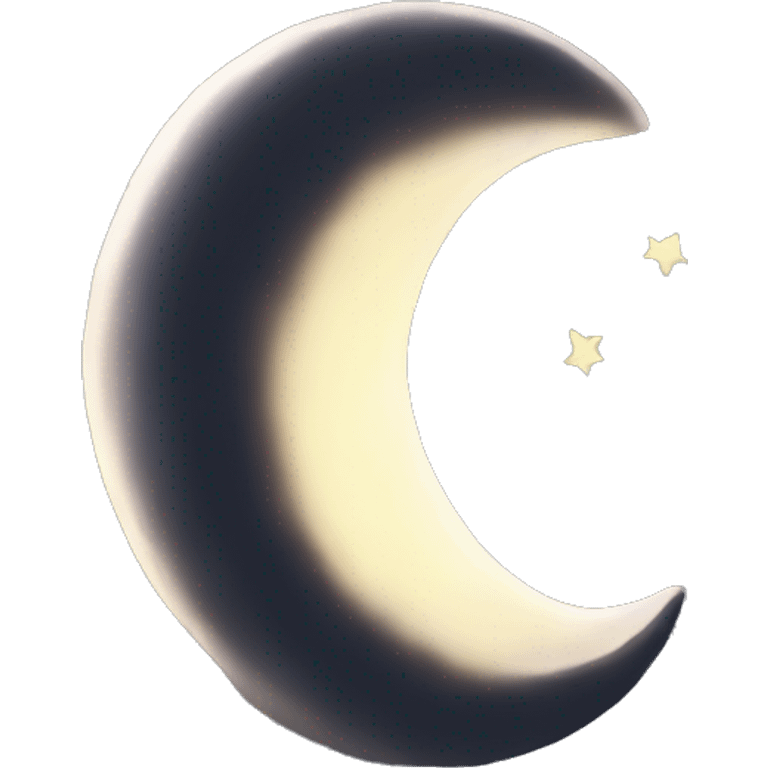 Crescent moon xD emoji