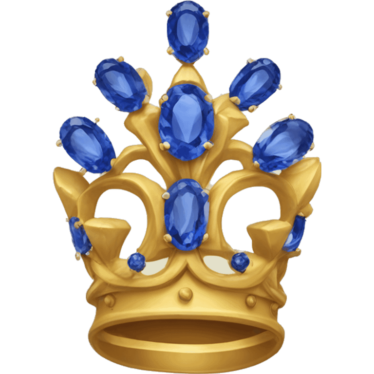 curonne avec plusieurs sapphire emoji