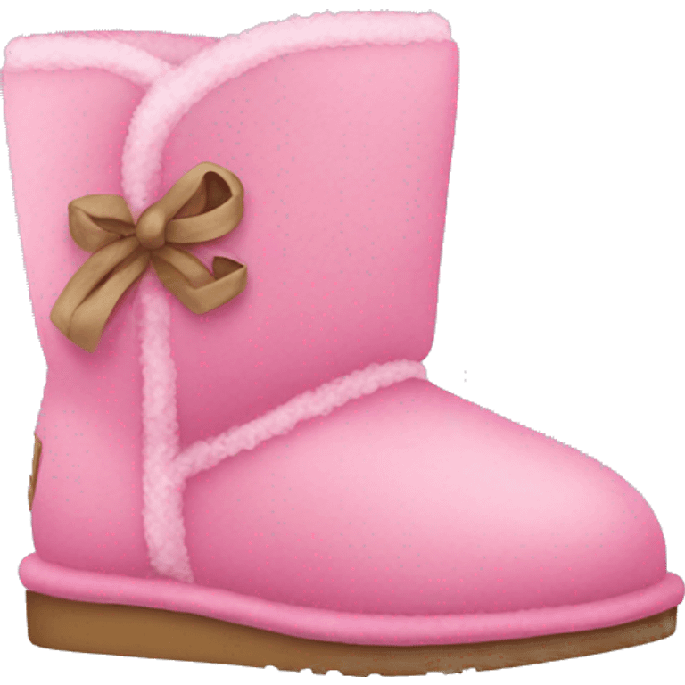 Uggs but pink emoji