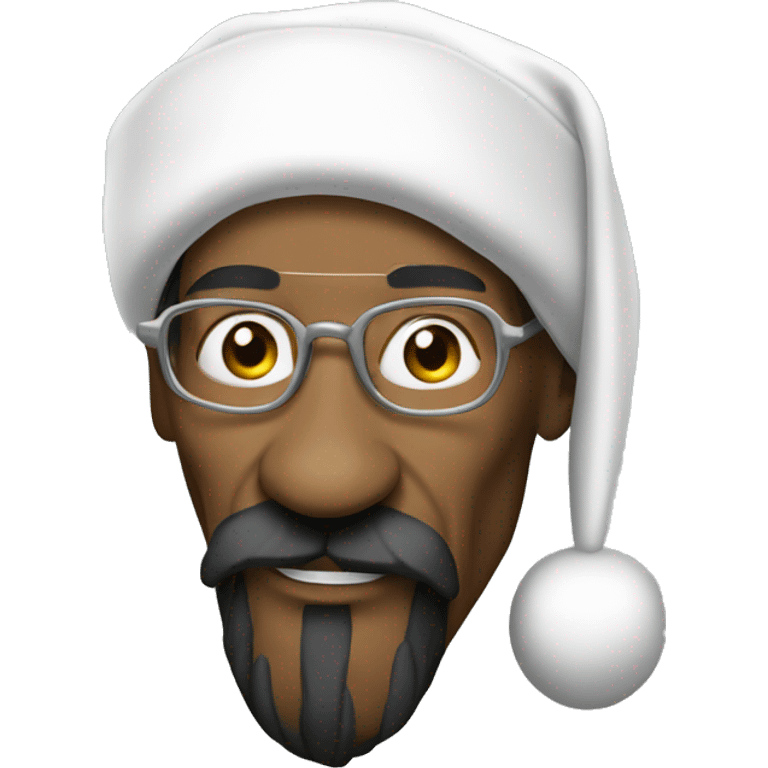 Snoop dog as Santa Claus  emoji