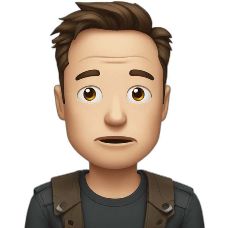 Crying elon musk emoji