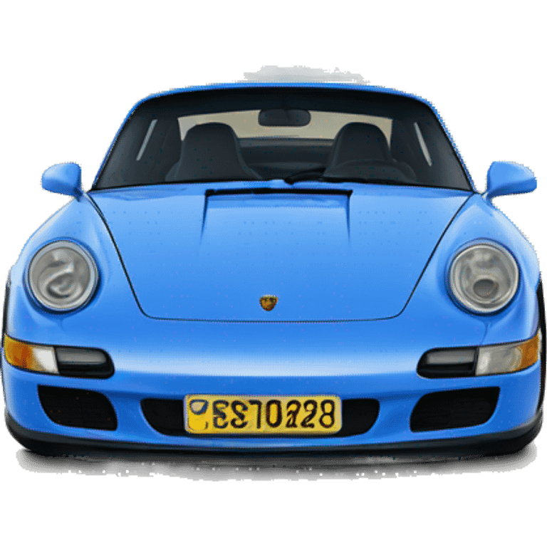 Blue Porsche  emoji