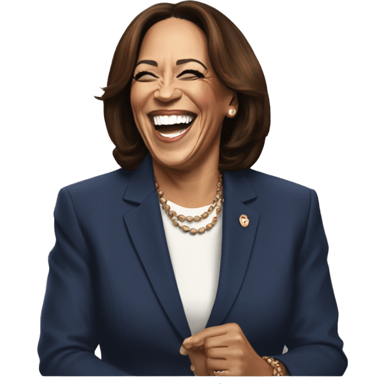 Kamala Harris Laughing emoji