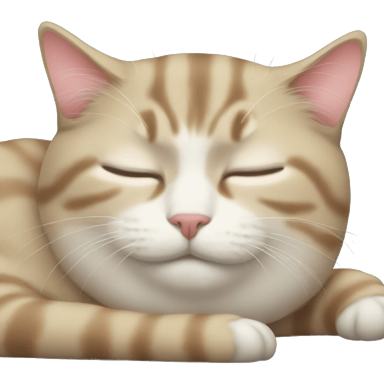 Sleep cat emoji