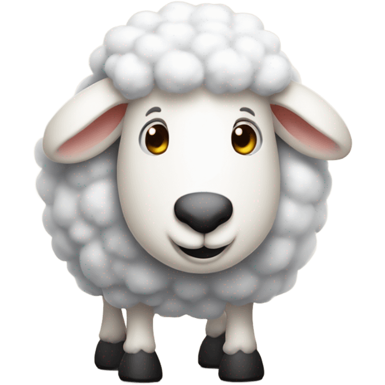 Smiling Sheep is showing a pharmacy box emoji