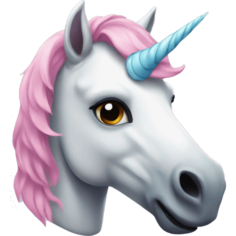 unicorn with mask emoji