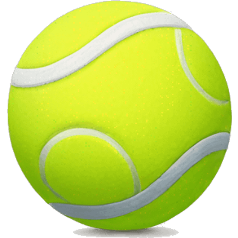 Beige tennis ball emoji