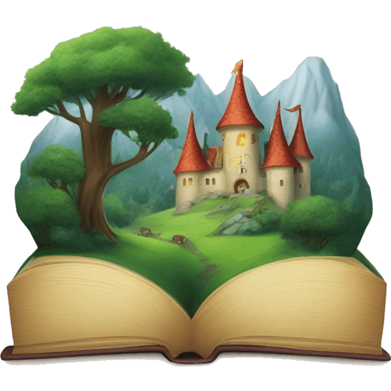 book with fairytales emoji