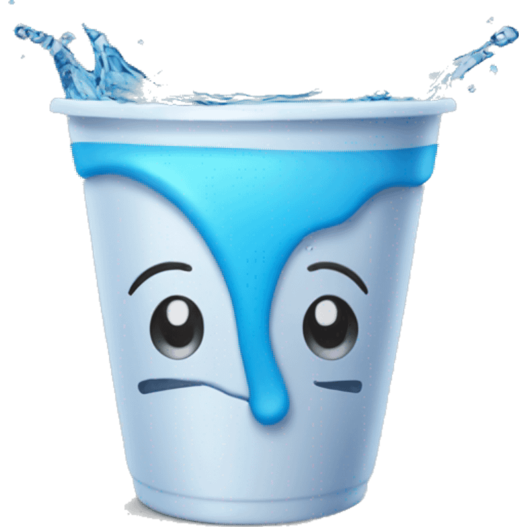 spilling cup water splash emoji